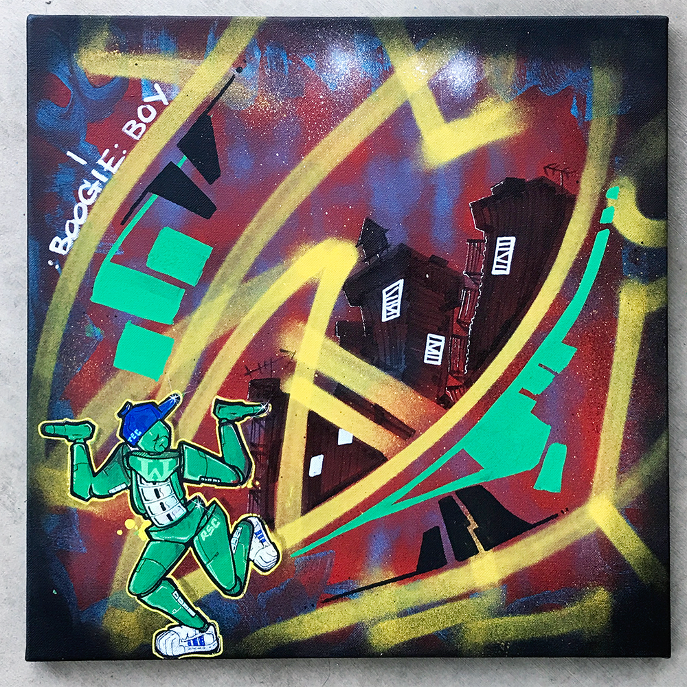 graffiti map wigs blue yellow 2