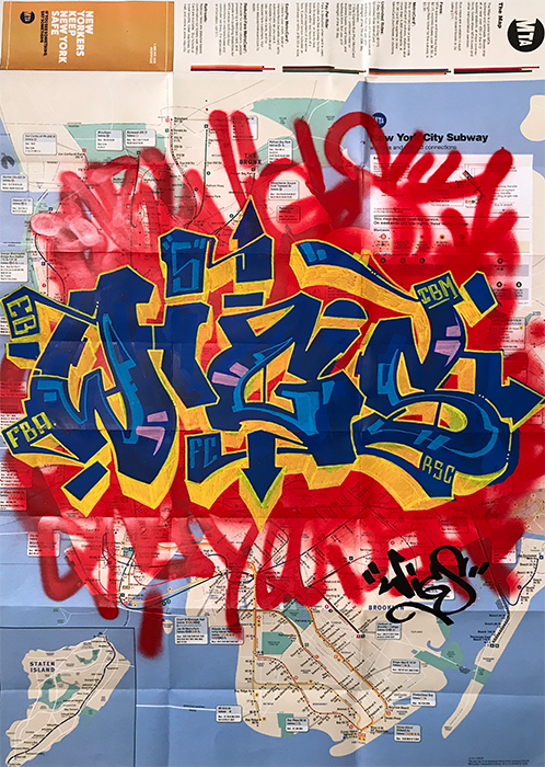 graffiti map wigs blue yellow 2