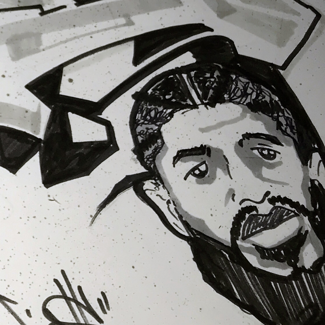 Nipsey Hussel graffiti
