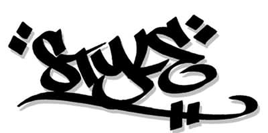nyc tag style graffiti tattoo design